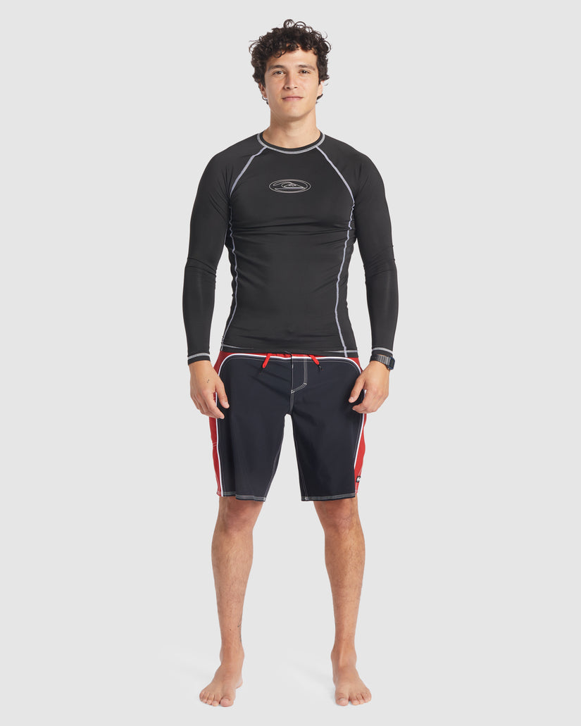 Mens Saturn Protection Long Sleeve Upf 50 Rash Vest