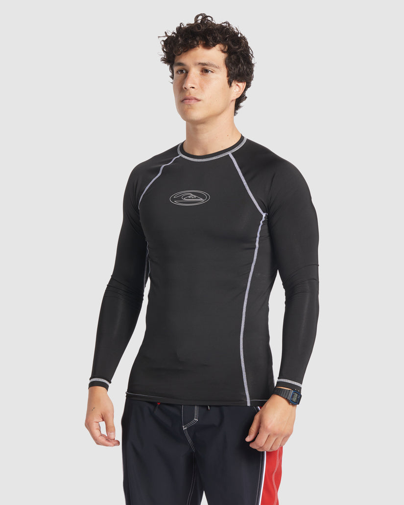 Mens Saturn Protection Long Sleeve Upf 50 Rash Vest