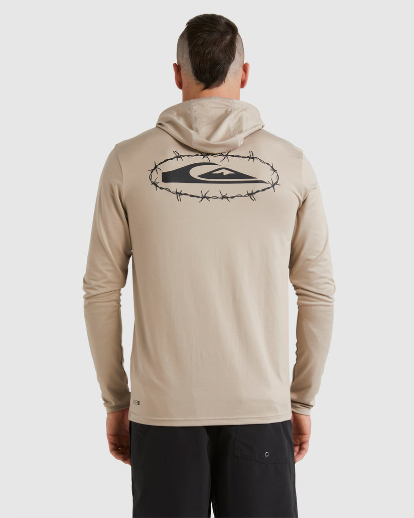 Mens Mikey Hooded Long Sleeve UPF 50 Surf T-Shirt