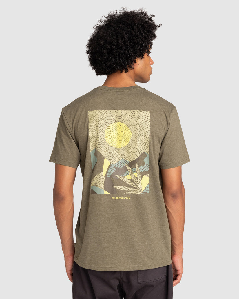 Mens Abstract Nature Short Sleeve T-Shirt