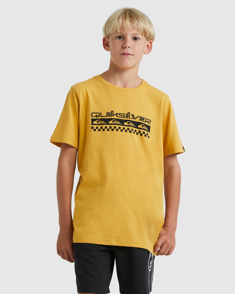 Boys 8-16 Omni Check Turn T-Shirt