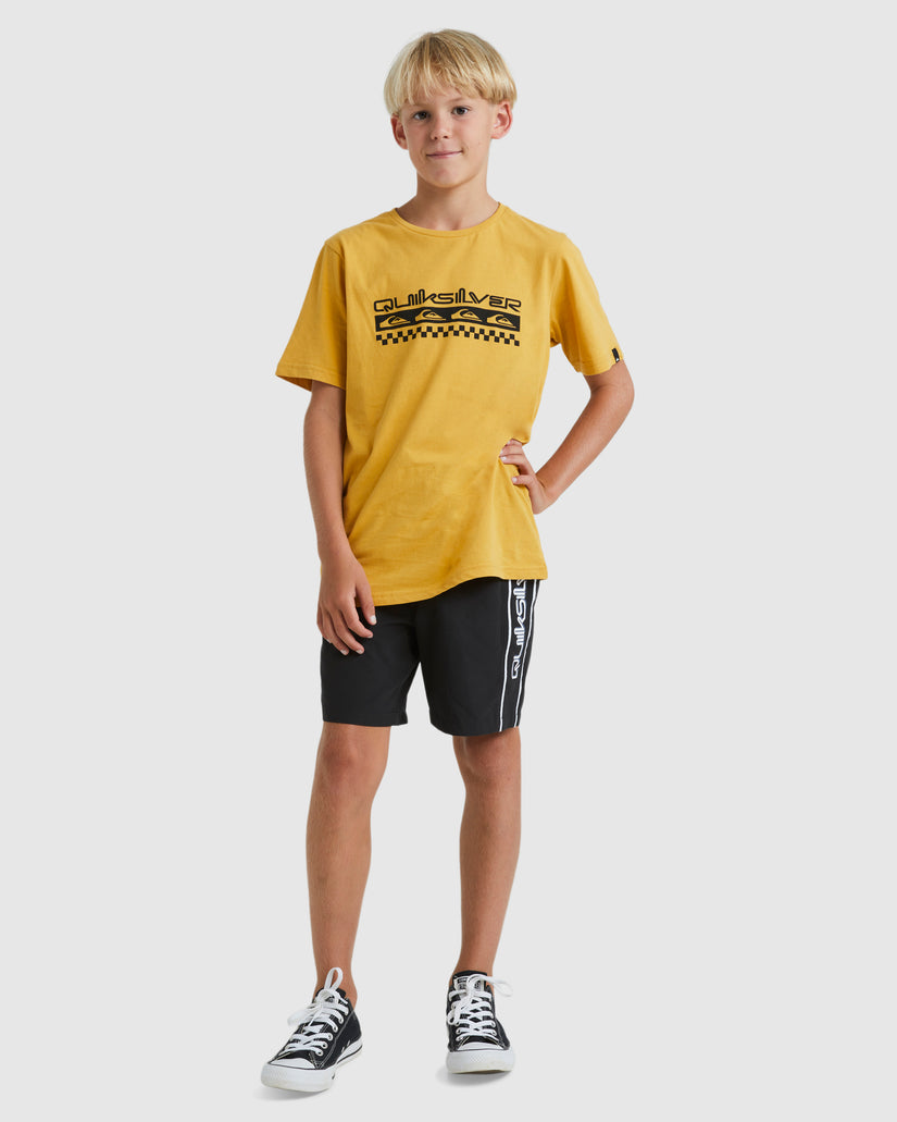 Boys 8-16 Omni Check Turn T-Shirt