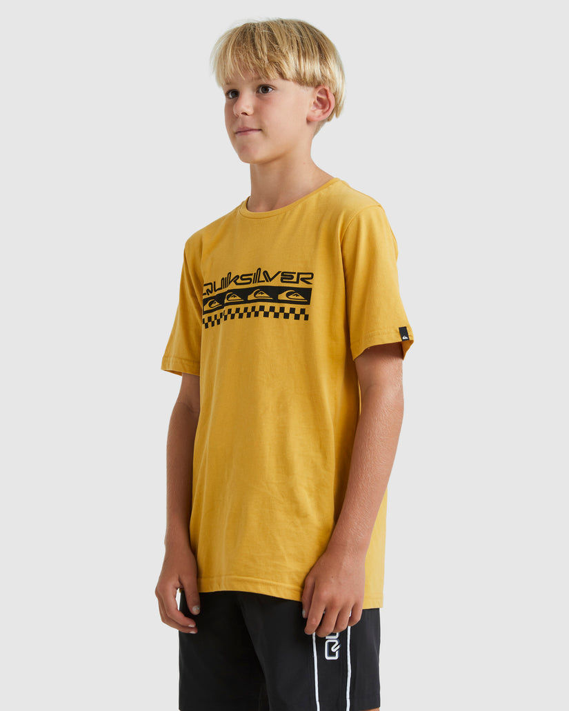 Boys 8-16 Omni Check Turn T-Shirt