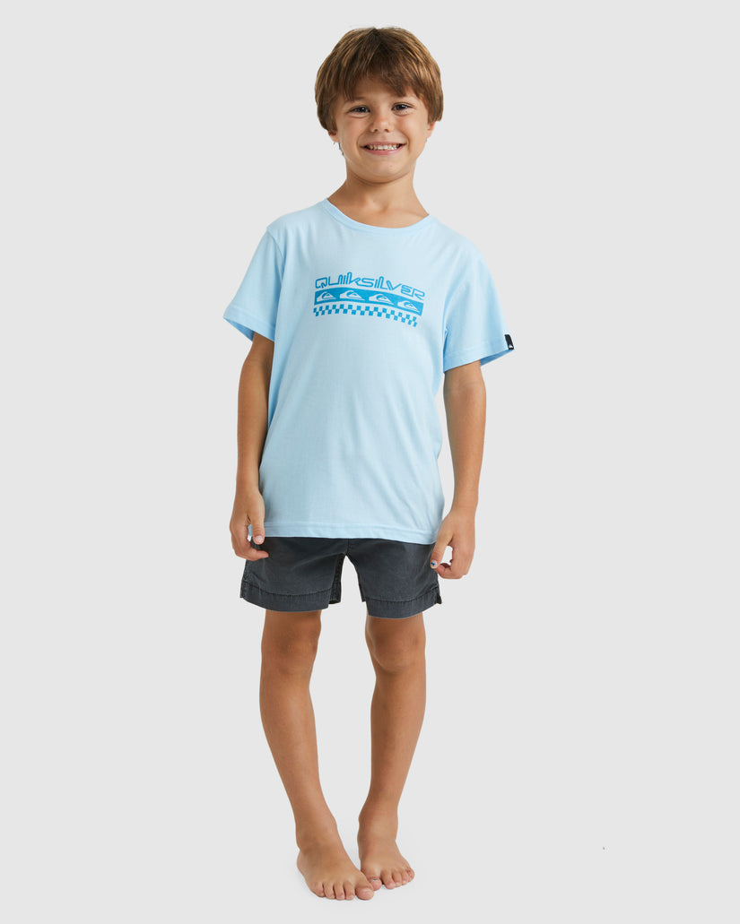 Boys 2-7 Omni Check Turn T-Shirt