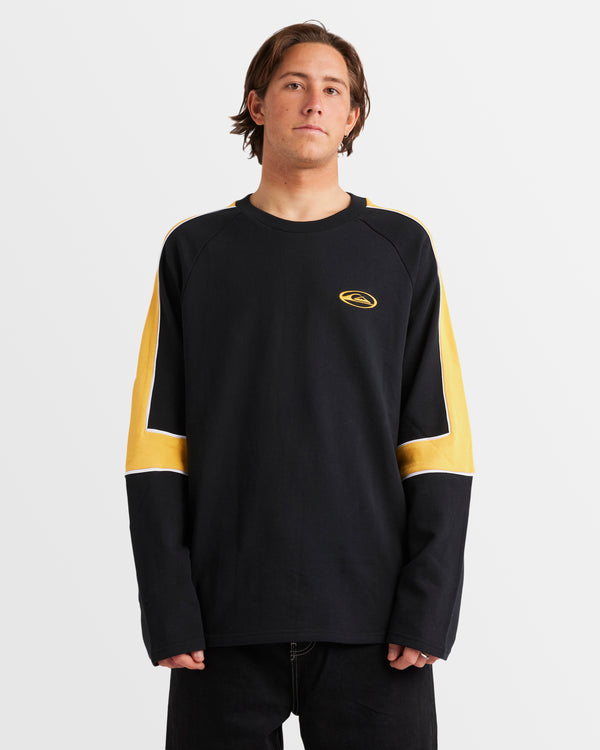 Mens Saturn Panel Crew Neck Sweatshirt