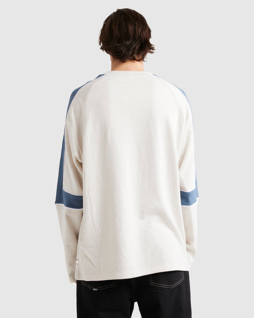 Mens Saturn Panel Crew Neck Sweatshirt