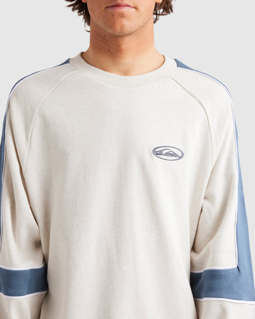 Mens Saturn Panel Crew Neck Sweatshirt