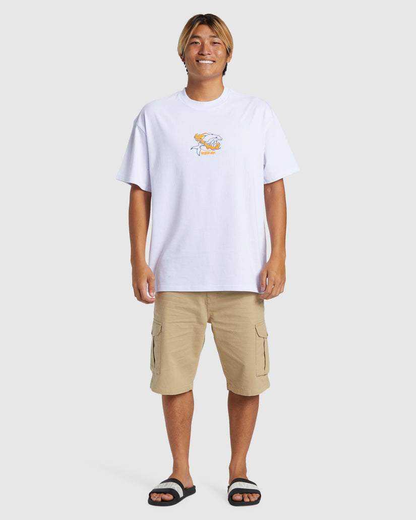 Mens Space Dolphin Short Sleeve T-Shirt