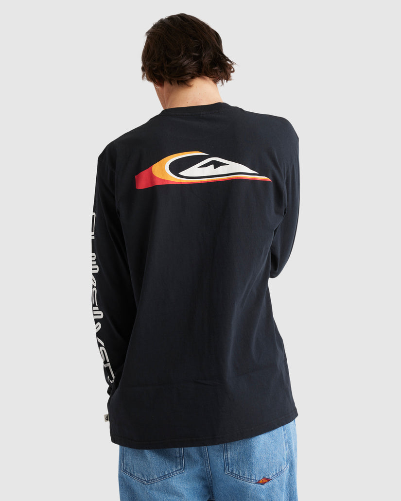 Mens Warp Drive Long Sleeve T-Shirt