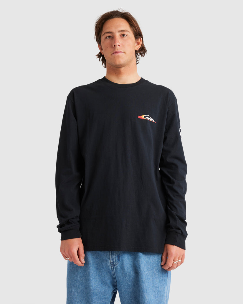 Mens Warp Drive Long Sleeve T-Shirt