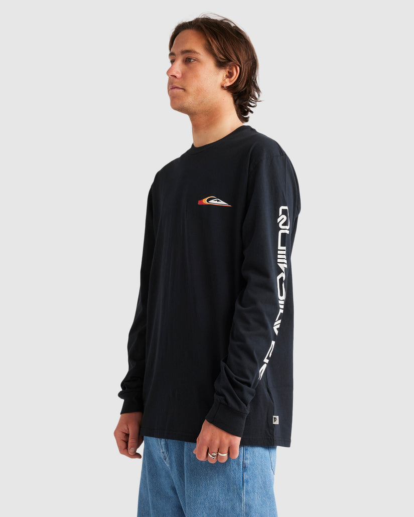 Mens Warp Drive Long Sleeve T-Shirt