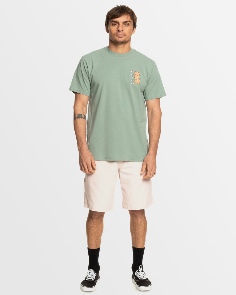 Mens Hibiscus Stack T-Shirt